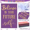 Zonon 24 Pcs Mini Notebooks Bulk for Party Favors Small Lined Notepads Bulk Pocket Notepad Mini Notebook Gift Colorful Small Journal Onboarding Gift for Teacher Office Coworker(Motivational Style)