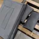 Convertible Sofa Bed, 3 in 1 Sleeper Futon Couches for Small Space with Adjustable Backrest and Side Pocket, Chaise Lounge, Pull Out Couch, Loveseat for Living Room, Velvet, Dark Gray