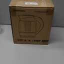 Chefman Electric Kettle with Temperature Control, 5 Presets LED Indicator Lights, Removable Tea Infuser, Glass Tea Kettle & Hot Water Boiler, 360 Swivel Base, BPA Free, Stainless Steel, 1.8 Liters