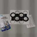 4 Pack Tracker Tags [Apple MFi Certified] Bluetooth Air Tracker Pair with Apple Find My (iOS Only) Smart Tracking Tags Keys Finder Item Locator Worldwide Tracker for Pets Backpack Wallet Dogs Luggage