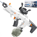 Electric Water Gun for Kids Adults - Automatic Squirt Guns Up to 33 Ft Long Range with Large Capacity 810cc, Summer Outdoor Beach Swimming Pool Party Toys, Gift for Boys Girls Age 6-12 Years Old Blue