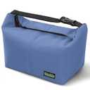 Haimont Small Lunch Cooler Bags for Work, Insulated Cooler Tote Lunchbag with Adjustable Buckle, Leakproof Soft Lunchbox for Outdoor, Daytrip, Camping, Blue