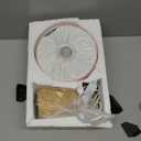 BOHON Mushroom Lamp, Ceramic Bedside Table Lamp for Bedroom Nightstand, Vintage Cute Night Light, Small Lamp for Living Room Kids Desk Home Decor Girls Mother's Day Gifts, LED Bulb Included, Pink