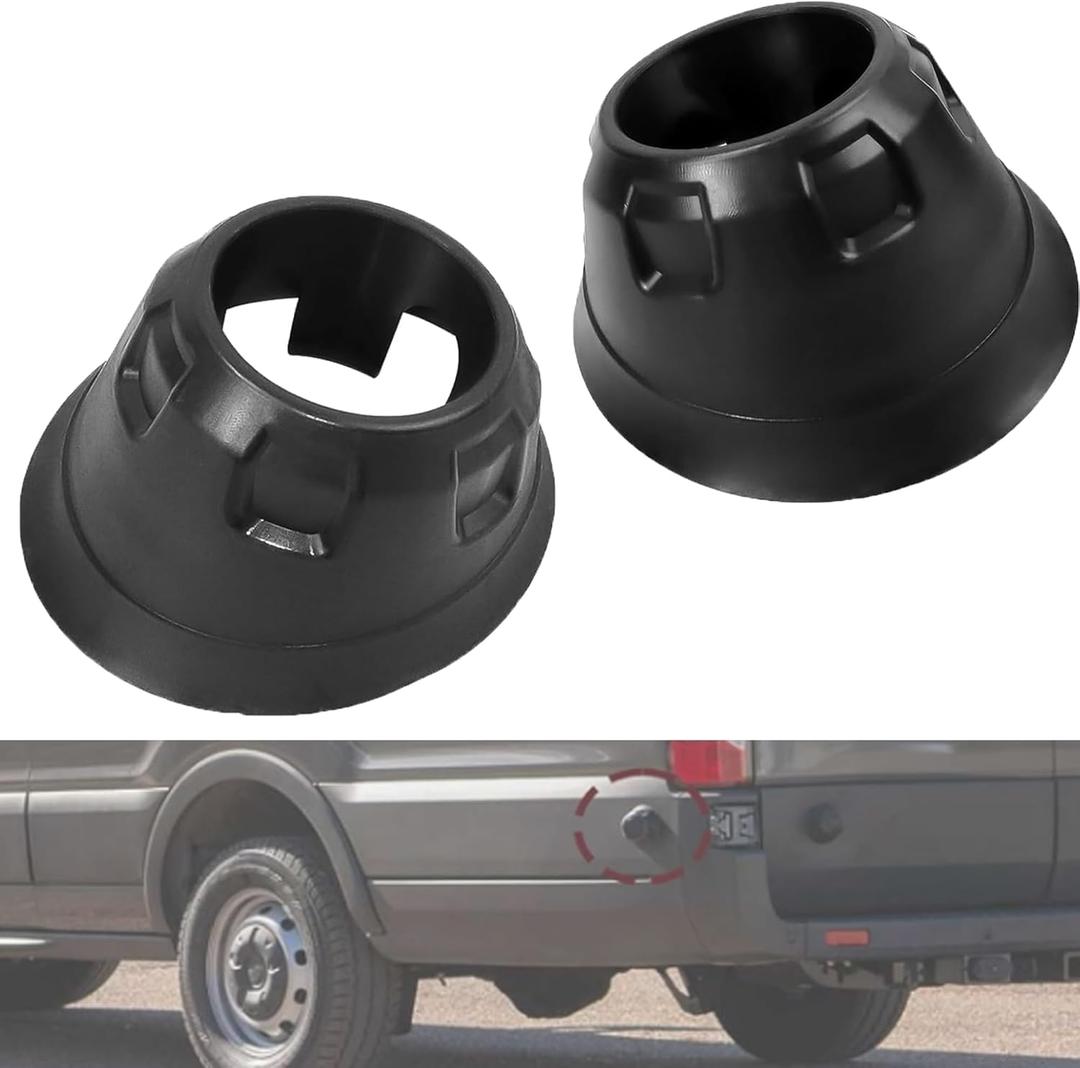 2PCS Rear Cargo Van Door Bumper Magnet Stop Cover Fit for Ford Transit 150/250/350/350HD E-Transit 2015-2023 Replace BK3Z-16758-AC, BK3Z-16758-AB BK3Z-16758-B