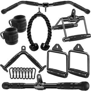 Cable Machine Attachment, Cable Attachments for Gym, Gym Cable Attachments, Cable Machine Attachments Set