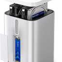 ORICO MiniTower 2 Bay RAID Enclosure Compatible NVMe SSD 10Gbps with Expansion Hub Docking Station for Mac mini M4 Max Up to 56TB-M435