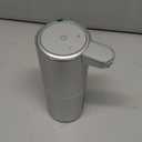 Automatic Foaming Soap Dispenser, 12.8oz/380ml Wall Mount Touchless Soap Dispenser with Sensor, 4-Level Adjustable, IPX5 Waterproof, USB Rechargeable for Bathroom, Kitchen (Silver)