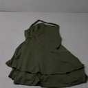 SOLY HUX Cute Halter Mini Dresses for Women Summer Sexy Club Party Backless Short Sundress (Grey)