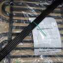 15 Panels No Dig Decorative Garden Fence, 24in(H) X 30ft(L) Tall Dog Fence Outdoor for Yard, Rustproof Metal Wire Garden Fencing Animal Barrier with Ground Stakes, Temporary Fencing for Patio Outdoor