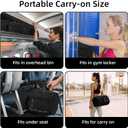 MAXTOP Gym Bag for Women Men Travel Duffle Bag Large Capacity Carry On Weekender Overnight Bag With Shoe Compartment Gym Tote Dry Wet Separation Duffel Bag for Travel