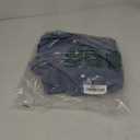 Alimens & Gentle Mens Solid Oxford Shirt Long Sleeve Dress Shirt Work Casual Button Down Shirts with Pocket, Navy, 5XL