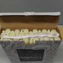 36 Pack Ivory White Taper Candles, 7-8 Hours Burn Time, Unscented, Smokeless and Dripless, 0.8 x 10 Inch Dinner Candle Set for Household, Wedding, Party and Home Dcor Candlesticks