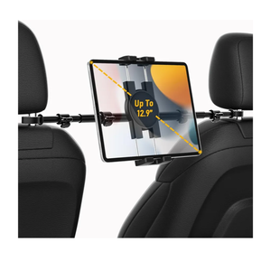 Car Headrest Tablet Holder, Car Back Seat iPad Mount Kids [Stretchable & Ultra-Stable] Between Seats Tablet Stand for Switch, iPad Pro Air Mini, Lenovo, iPhone, 4-13" Tablets & Phones