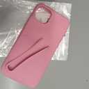 Lip Gloss Holder Case for iPhone 15 Plus, Lipgloss Case Lipstick Lip Glaze Designed Stylish Silicone Women Girls Funny Case for iPhone 15 Plus 6.7 inch 2023 (Pink)