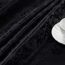 Black Satin Fabric by The Yard - 1 Yard 60 Inches Wide Shiny Satin Jacquard Fabric Luxurious Satins for DIY Crafts and Clothing Making