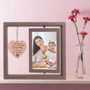 2 x Ithmahco Christmas Gifts From Son - 4x6 Picture Frame, Christmas Frame, Gift For Mom From Daughter Unique, Great Birthday Gifts For Mom, Show How Important She Is To You