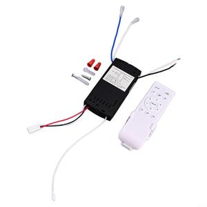 Ceiling Fan Remote Kit, 6 Speed Remote Control Kit Fan Receiver And Remote Replacement 90-265V High Voltage Remote Controlled Ceiling Fan Light Kit