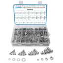 Nuts and Bolts Assortment Kit, AETTL 900 pcs Stainless Steel Metric Assorted M6 M5 M4 M3 Machine Screws Set Phillips Drive Pan Head with Flat Washers