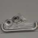 AmazerBath Shower Grab Bars for Bathtubs and Showers, Handicap Grab Bars for Shower Anti Slip, Shower Grab Bars for Senior for Wall Stainless Steel, Holds up to 500LBs, 12" L x 1" D, Brushed Nickel