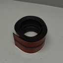 Non-Slip Stair Edge Trim 10FT Vinyl Rubber Stair Nosing Protector Waterproof Self-Adhesive Stair Nose Molding for Indoor Outdoor Steps Tile Wood Marble Metal Glass (Brown)