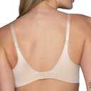Vanity Fair Women's Full Coverage Beauty Back Smoothing Bra, 4-Way Stretch Fabric, Lightly Lined Cups up to DD (Beige) 36C