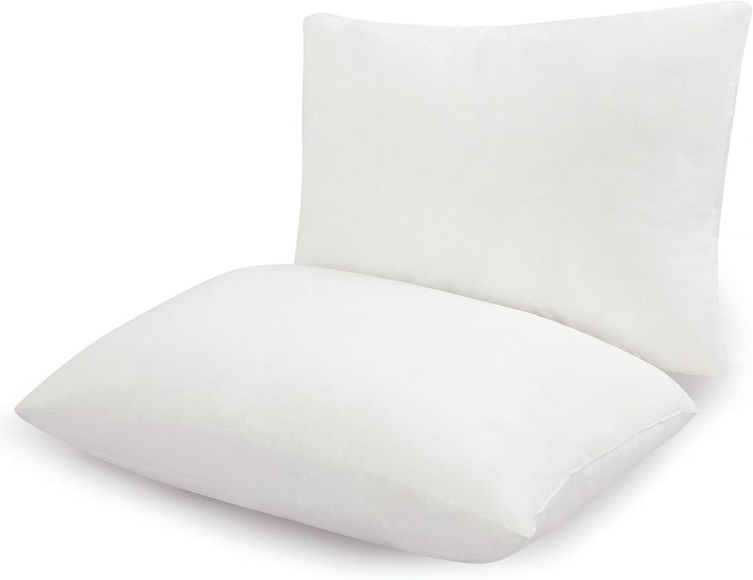 ROYALE LINENS Pillows Queen Size Set of 2 -Bed Pillow for Sleeping -Cooling Pillow for Back, Stomach or Side Sleepers -Down Alternative Queen Pillows -Hotel Quality (20x30 Inches, Pack of 2)