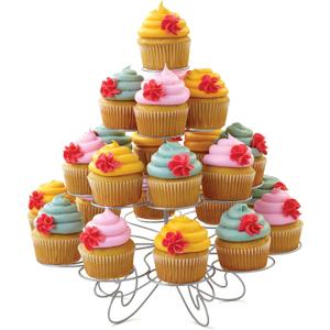 Wilton Cupcakes 'N More Cupcake Stand - Four Tier Dessert Stand (13 x 13 x 12)