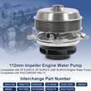 Engine Water Pump 2042162 1956779 Replacement for PACCAR/DAF MX-13, CF EURO 6, XF EURO 6, DAFEURO 6