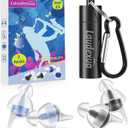 High Fidelity Concert Ear Plugs, 2 Pairs Ear Protection Musician Earplugs for Concerts, Music Festival, Motorcycle, and Other Noise Reduction Events