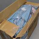 Windkream 4 Pcs Blue Snowflake Tulle Table Runner 29 x 70 Inch Princess Theme Birthday Party Decorations Lace Tablecloth Winter Party Table Cover for Birthday Decorations Wedding Bridal Shower