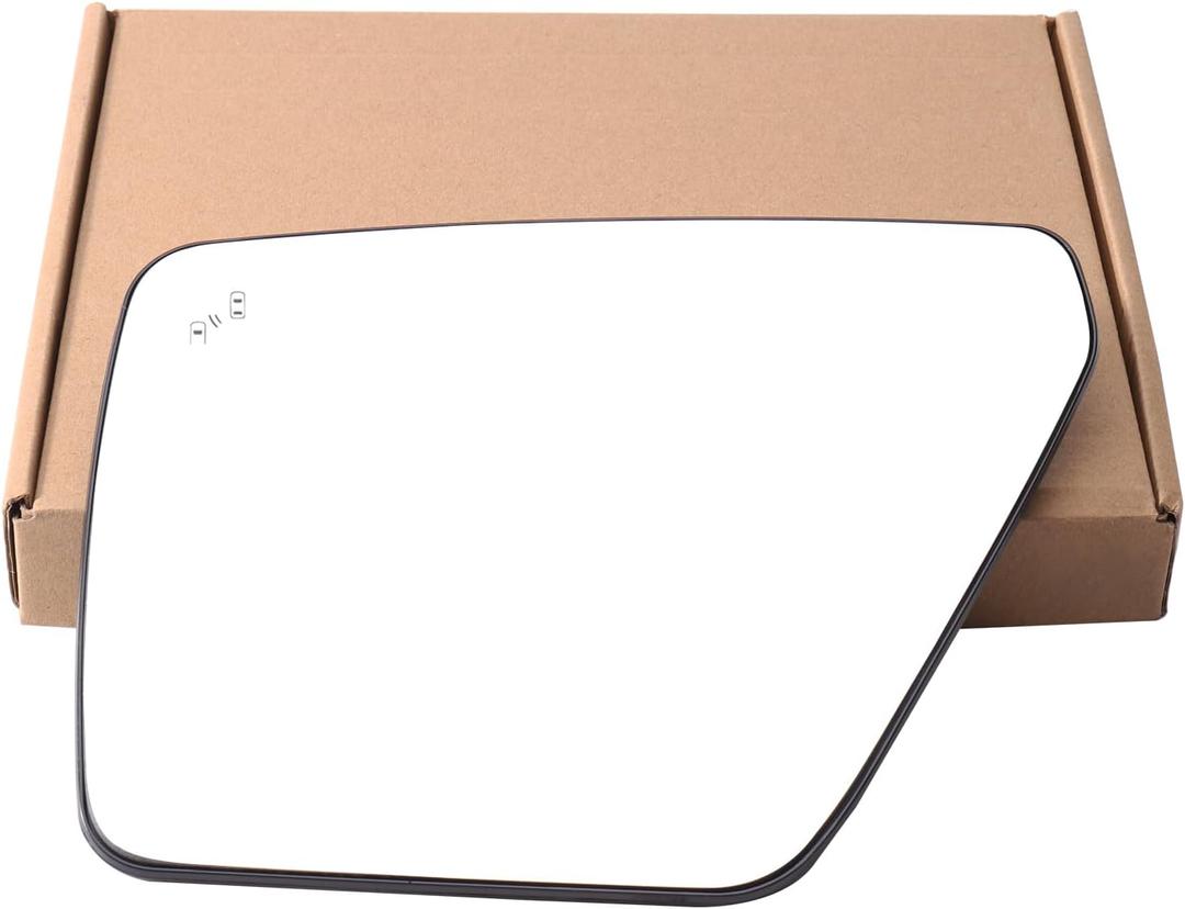 Driver Side Mirror for Ford F150 2021-2024 with BSD Heated Left Side Mirror Glass Replacement