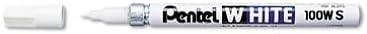 Pentel Arts Permanent Ink Marker W/Fine Point-White