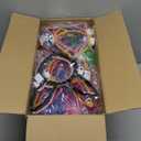 OLUPP 282 PCS Glow in the Dark Party Supplies, 18 Foam Sticks, 18 LED Glasses, 200 Glow Sticks, 30 Finger Lights, 8 Bunny Ear Headband and 8 LED Cat Ear Headband for Wedding, Birthday,Concert,New Year
