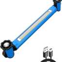 CLY 3000LM Bright LED Work Light, Magnetic Underhood, 6 Modes, 5000mAh Rechargeable, Mechanic Light with Hooks for Car Repair/Garage/Workshop/Emergency (Blue)