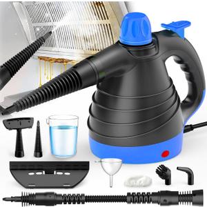 Deep Clean Steam Cleaner, Fast Heating Efficient Cleaning Multi-Purpose Handheld Steamer for Cleaning, Pressurized Multi-Surface Steam Cleaner for Home, Car, Upholstery, Floor, Grout, Couch and Grease