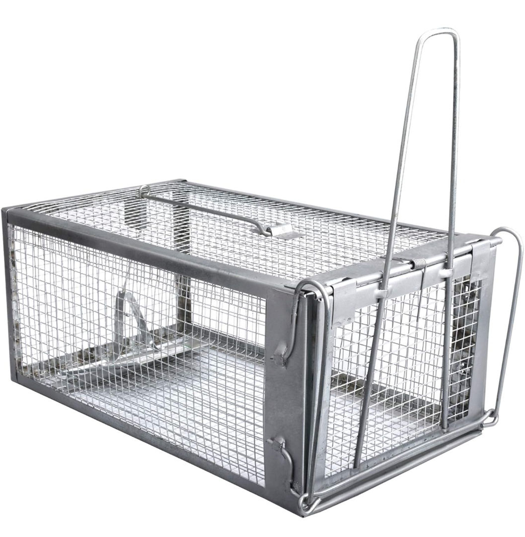 Gingbau Live Chipmunk Trap Humane Mouse Rat Cage Trap for Indoors and Outdoors