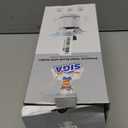 MR.SIGA Toilet Bowl Brush and Holder, Premium Quality, with Solid Handle and Durable Bristles for Bathroom Cleaning, White, 1 Pack (One Size)