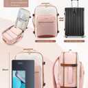 LOVEVOOK 40L Travel Backpack for Women & Men, Airline Approved Carry On Luggage with 3 Packing Cubes, TSA Overnight Bags, Waterproof Personal Item Bag, Weekender Essentials Backpacks fits 17" Laptop