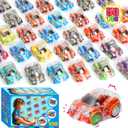 Worgree 50 Pcs Mini Pull Back Cars, Small Race Car Toys Bulk Party Favors for Kids 4-8 8-12 Treasure Box Toys for Classroom Prizes Pinata Goodie Bags Stuffers Birthday Gifts for Boys Girls Toddlers