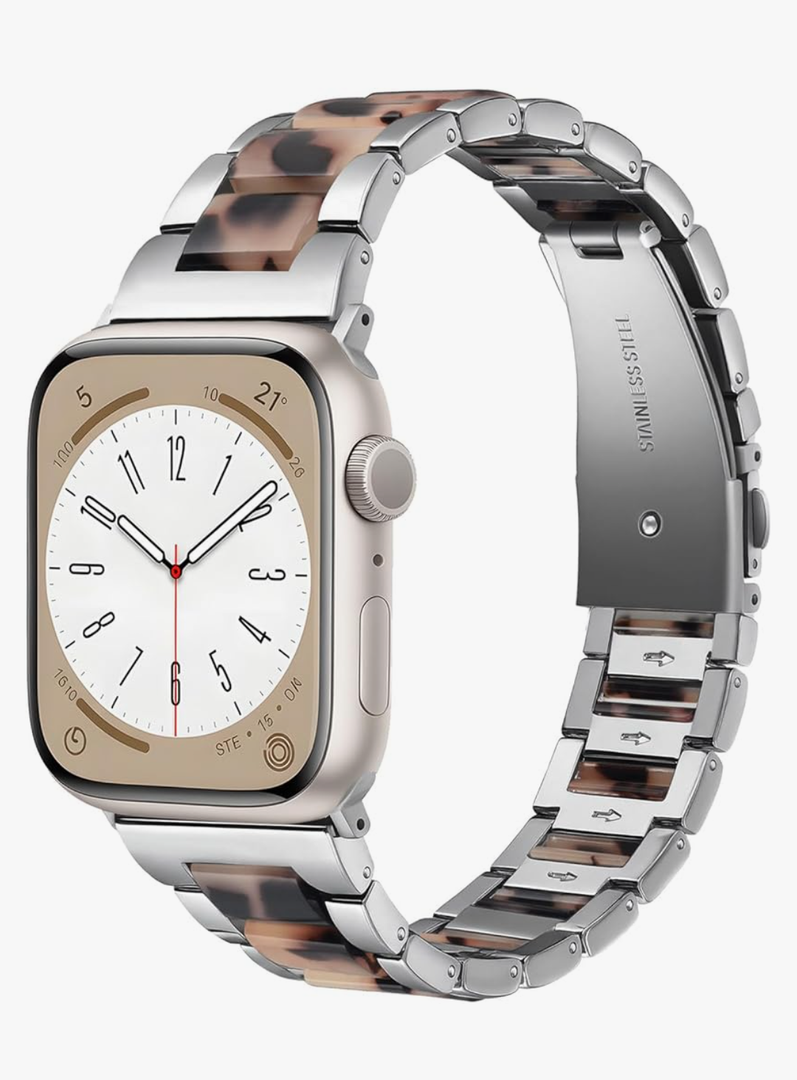 CRIS-BAND Resin Bands Compatible with Apple Watch Series 11/10/9/8/7 Bands 46mm 45mm 44mm 42mm 41mm 40mm for Women, Strap for iWatch Ultra 3/2 49mm Series 6/5/4/3/2/1/SE3 Slim Bracelet Wristband