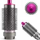 Round Brush Attachment for Shark FlexStyle Accessories, FlexStyle HD430/HD440 Series with 360° Airflow, Secure Fit No Slip Blow Dryer Attachment,for Straight, Wavy, Curly, and Coily Hair
