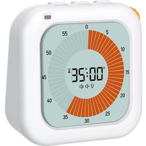 EooCoo Digital Visual Timer 60-Minute Countdown for Kids & Adults, Handy Time Management Tool, Classroom Essential, Ideal Back-to-School Teacher Gift - Fits Homeschool, Kitchen, ADHD Users