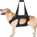 Dog Lift Harness, Rehabilitation Lifts Vest for Dogs, Support & Recovery Sling, Adjustable Breathable Lifting Straps for Old, Joint Injuries, Arthritis, Paralysis Dogs Walk (S, Black)