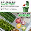 Silicone Avocado Saver - 4PCS Multi-Use Food Saver as Onion Saver & Lemon Saver, Avocado Keeper, Tomato Saver, and More - Anti-Oxidation + Reusable Fruit and Vegetable Storage Containers for Fridge