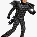 Disguise Boys Ender Dragon Costume, Official Deluxe Minecraft Costume for Kids With Headpiece and Armor