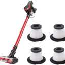 Vacuum Cleaner Replacement Filters, 4Pcs Washable Vacuum Filter Replacement Handheld Vacuum Filters Detachable Filter for K17 N6s