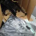 SONGMICS Heavy-Duty Clothes Rack, Garment Rack, Portable Closet, 68.7-Inch Wide Clothing Rack with Adjustable Mesh Shelves and Hanging Rails, Ink Black ULGR435B01 (with Fabric Cover)