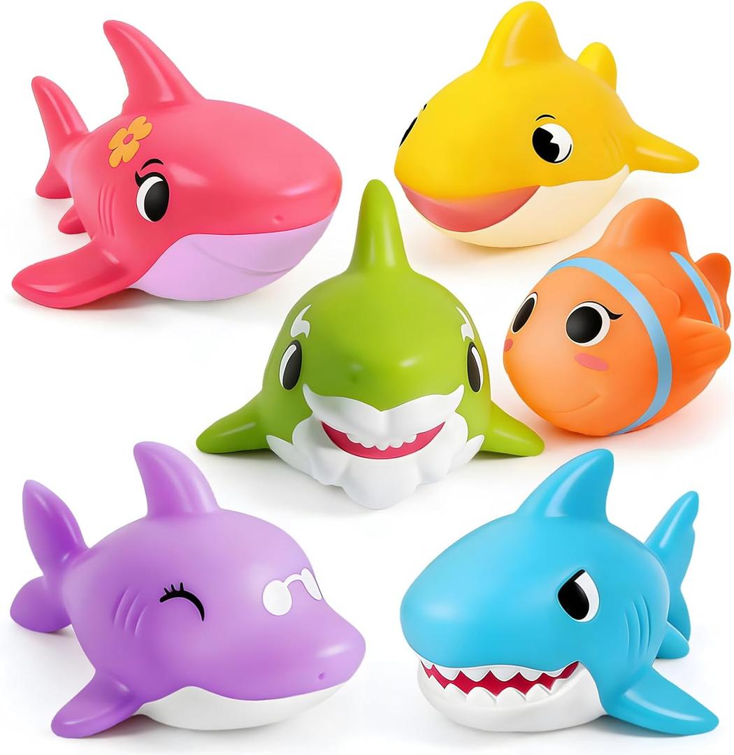 Hely Cancy Bath Toys for Kids - No Hole Baby Toys for 1 Year Old Infant Boys Girls, Shower Water Pool Toys