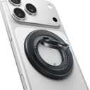 andobil [2026 3rd Gen] Magnetic Phone Grip for MagSafe [Sability Max] Stronger Two-Sided Magnet Cell Phone Ring Holder Compatible with MagSafe Accessories, iPhone 17 Pro Max Air 16 15 14 13 12, Black