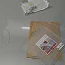 LANSCOERY Acrylic Display Case, Assemble Showcase Display Box for Collectibles, with Dustproof & Seamless Display Design, 8x6x6 inch White Base